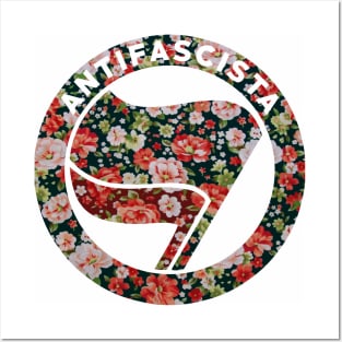 Antifa Floral Posters and Art